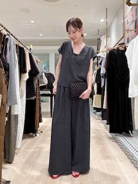 「アイテム（アクセサリー）」を使った、AYAKAさん（レディース・159cm・30代）の夏コーディネート