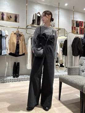 「アイテム（オールインワン・サロペット）」を使った、AYAKAさん（レディース・159cm・30代）の秋コーディネート