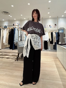 「Omekashi（オメカシ）のアイテム」を使った、AYAKAさん（レディース・159cm）の春コーディネート