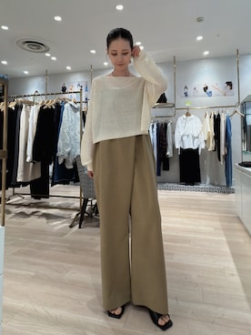 「Omekashi（オメカシ）のアイテム」を使った、AYAKAさん（レディース・159cm）の春コーディネート