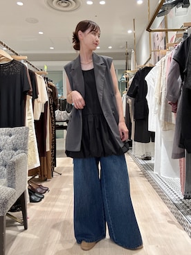 「アイテム（アクセサリー）」を使った、AYAKAさん（レディース・159cm・30代）の夏コーディネート