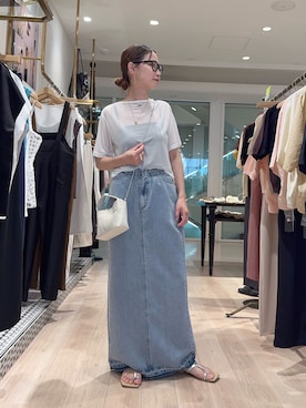 「アイテム（スカート）」を使った、AYAKAさん（レディース・159cm・30代）の夏コーディネート