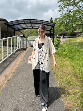 「アイテム（その他アウター）」を使った、AYAKAさん（レディース・159cm）の夏コーディネート