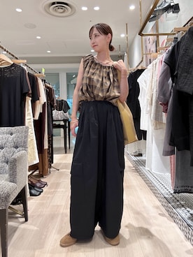 「アイテム（アクセサリー）」を使った、AYAKAさん（レディース・159cm・30代）の夏コーディネート