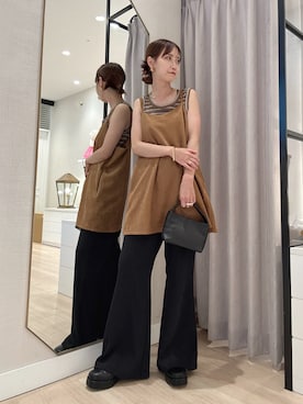 「アイテム（アクセサリー）」を使った、AYAKAさん（レディース・159cm・30代）の夏コーディネート