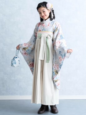 「アイテム（和装小物）」を使った、sweet mommyさん（キッズ・145cm）の冬コーディネート