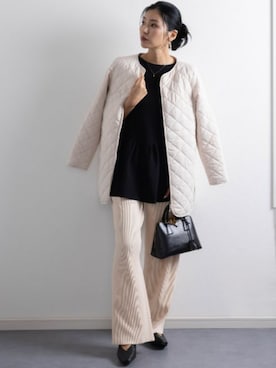 「アイテム（マタニティウェア/グッズ）」を使った、sweet mommyさん（レディース・170cm）の秋コーディネート