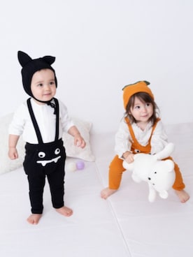 「アイテム（ママ＆ベビー）」を使った、sweet mommyさん（キッズ・80cm）の秋コーディネート