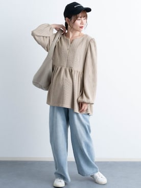「アイテム（ママ＆ベビー）」を使った、sweet mommyさん（レディース・161cm）の秋コーディネート