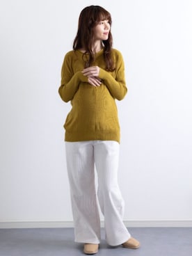 「アイテム（ママ＆ベビー）」を使った、sweet mommyさん（レディース・161cm）の秋コーディネート