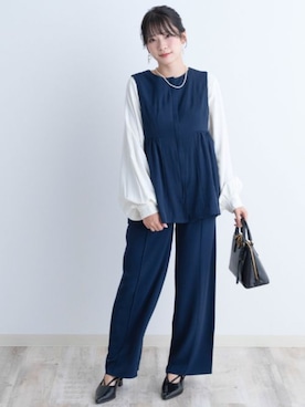 「アイテム（スーツセット）」を使った、sweet mommyさん（レディース・160cm）の秋コーディネート