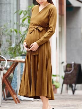 「アイテム（ママ＆ベビー）」を使った、sweet mommyさん（レディース・164cm）の冬コーディネート