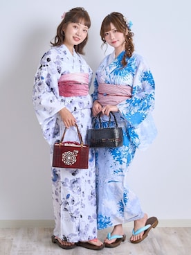 「アイテム（和装小物）」を使った、sweet mommyさん（レディース・156cm）の夏コーディネート