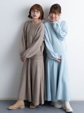 「アイテム（マタニティウェア/グッズ）」を使った、sweet mommyさん（レディース・161cm）の秋コーディネート