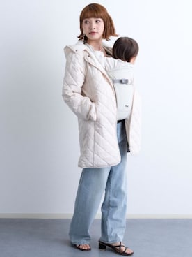 「アイテム（ママ＆ベビー）」を使った、sweet mommyさん（レディース・156cm）の冬コーディネート