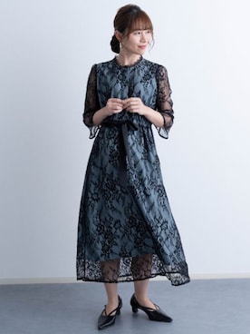 「アイテム（ママ＆ベビー、ブラック系）」を使った、sweet mommyさん（レディース・161cm）の秋コーディネート