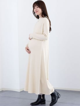 「アイテム（マタニティウェア/グッズ）」を使った、sweet mommyさん（レディース・161cm）の秋コーディネート