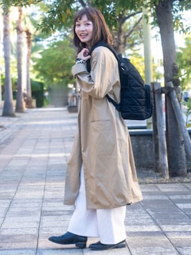 「アイテム（マタニティウェア/グッズ）」を使った、sweet mommyさん（レディース・161cm）の秋コーディネート