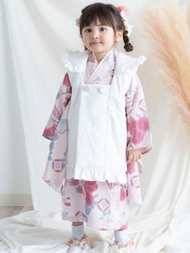 「アイテム（着物）」を使った、sweet mommyさん（キッズ・100cm）の夏コーディネート