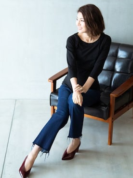「アイテム（ママ＆ベビー）」を使った、sweet mommyさん（レディース・170cm）の秋コーディネート