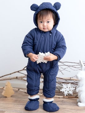 「アイテム（ロンパース）」を使った、sweet mommyさん（キッズ・80cm）の秋コーディネート