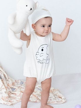 「アイテム（ロンパース）」を使った、sweet mommyさん（キッズ・80cm）の秋コーディネート