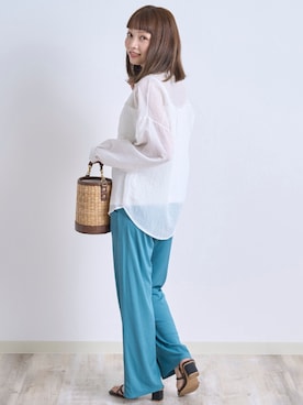 「アイテム（マタニティウェア/グッズ）」を使った、sweet mommyさん（レディース・156cm）の夏コーディネート