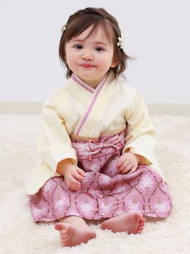 「アイテム（水着/着物・浴衣）」を使った、sweet mommyさん（キッズ・80cm）の秋コーディネート