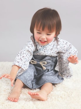 「アイテム（着物）」を使った、sweet mommyさん（キッズ・80cm）の冬コーディネート