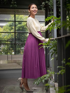 「アイテム（ママ＆ベビー）」を使った、sweet mommyさん（レディース・170cm）の秋コーディネート