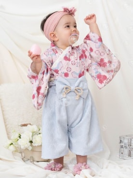 「アイテム（着物）」を使った、sweet mommyさん（キッズ・80cm）の秋コーディネート