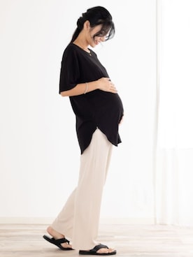 「マタニティコーデ」｜sweet mommyさん（レディース・170cm）の秋コーディネート