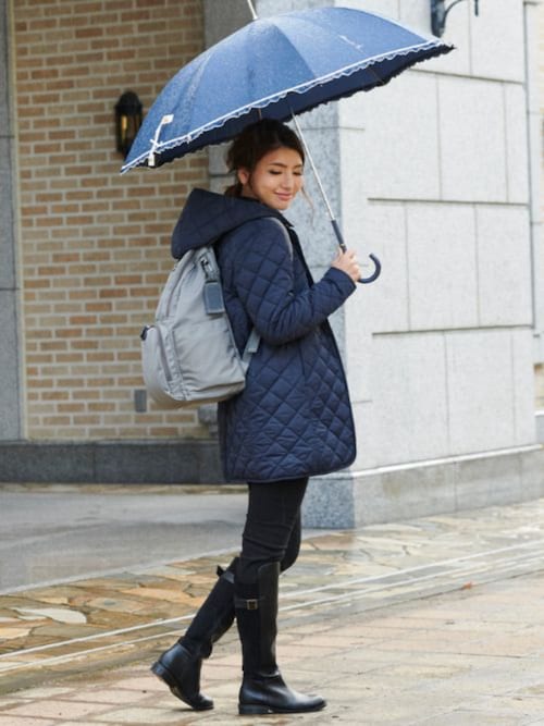 セール】だっこおんぶ対応 キルティングママコート [軽アウター 冬