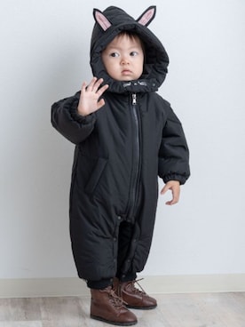 「アイテム（ママ＆ベビー）」を使った、sweet mommyさん（キッズ・90cm）の冬コーディネート