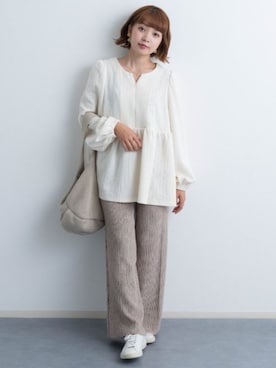 「アイテム（ママ＆ベビー）」を使った、sweet mommyさん（レディース・156cm）の秋コーディネート