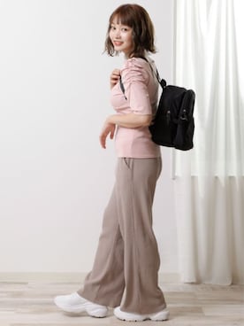 「アイテム（ママ＆ベビー）」を使った、sweet mommyさん（レディース・156cm）の秋コーディネート