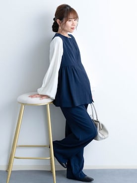 「アイテム（マタニティウェア/グッズ）」を使った、sweet mommyさん（レディース・161cm）の冬コーディネート