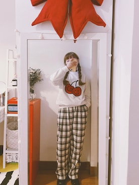 「KIRSH（キルシー）のアイテム（スウェット）」を使った、bananananaxxxさん（レディース・158cm）の秋コーディネート