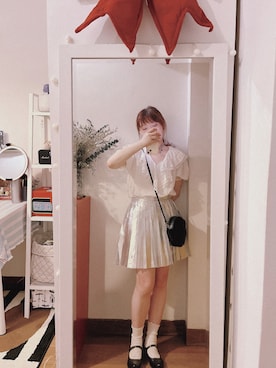 「HEMING’S（ヘミングス）のアイテム」を使った、bananananaxxxさん（レディース・158cm）の夏コーディネート