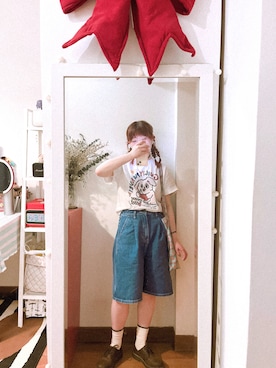 「KIRSH（キルシー）のアイテム」を使った、bananananaxxxさん（レディース・158cm）の夏コーディネート