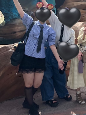 「アイテム（レッグウェア）」を使った、Saikiさん（レディース・156cm）の秋コーディネート