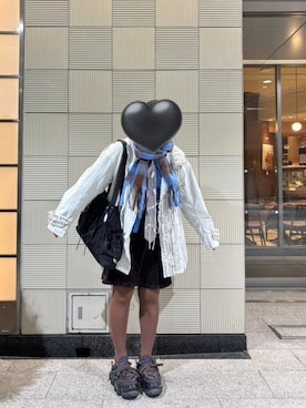 「MIKIO SAKABE（ミキオ サカベ）のアイテム」を使った、Saikiさん（レディース・156cm）の冬コーディネート