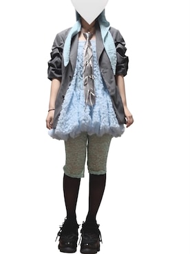 「OVERRIDE（オーバーライド）のアイテム（帽子）」を使った、Saikiさん（レディース・156cm）の夏コーディネート