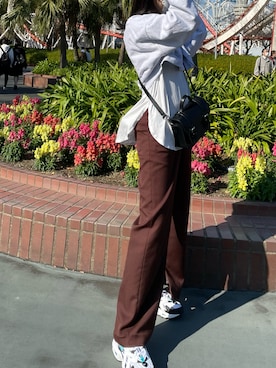 「STYLENANDA（スタイルナンダ）のアイテム（スウェット）」を使った、Riho さん（レディース・160cm）の冬コーディネート