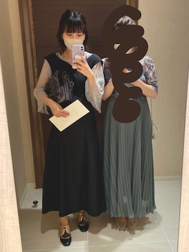 「mame」｜「アイテム（ワンピース/ドレス）」を使った、reさん（レディース・161cm）の夏コーディネート