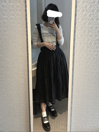 コムデギャルソンジャンパースカート コムデギャルソンCOMME des GARCONS ウールポリジャンパー