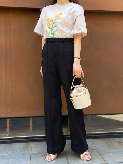 TOLIGHT × FREAK'S STORE/トライト 別注フラワー半袖Tシャツ