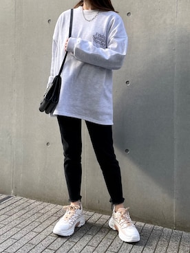 ashognさん（レディース・156cm）の冬コーディネート