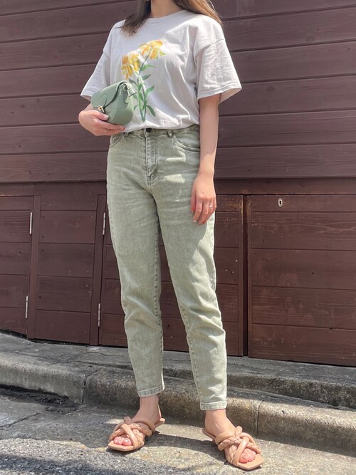 TOLIGHT × FREAK'S STORE/トライト 別注フラワー半袖Tシャツ