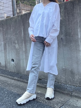 「Ameri（アメリ）のアイテム（アクセサリー）」を使った、ashognさん（レディース・156cm）の秋コーディネート